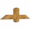 Ekena Millwork Eugene Rough Sawn Timber Gable Bracket, Western Red Cedar, 36"W x 10"H x 4"D x 4"F, 7/12 Pitch GBW036X10X0404EUG00RWR - alternate 5